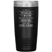 The World Is A Book Travel Mug - Stainless Steel 20oz Tumbler For All Occasions