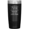 The World Is A Book Travel Mug - Stainless Steel 20oz Tumbler For All Occasions