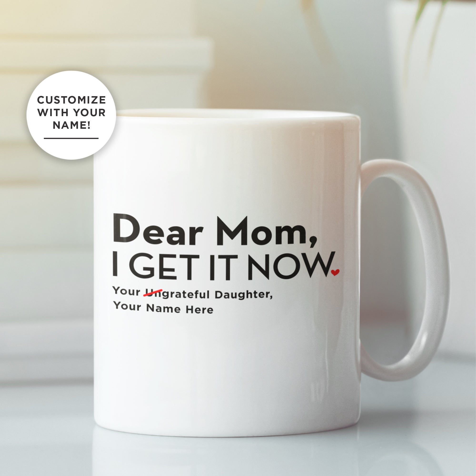 Dear Mom, I Get It Now - Personalized Mug From Daughter