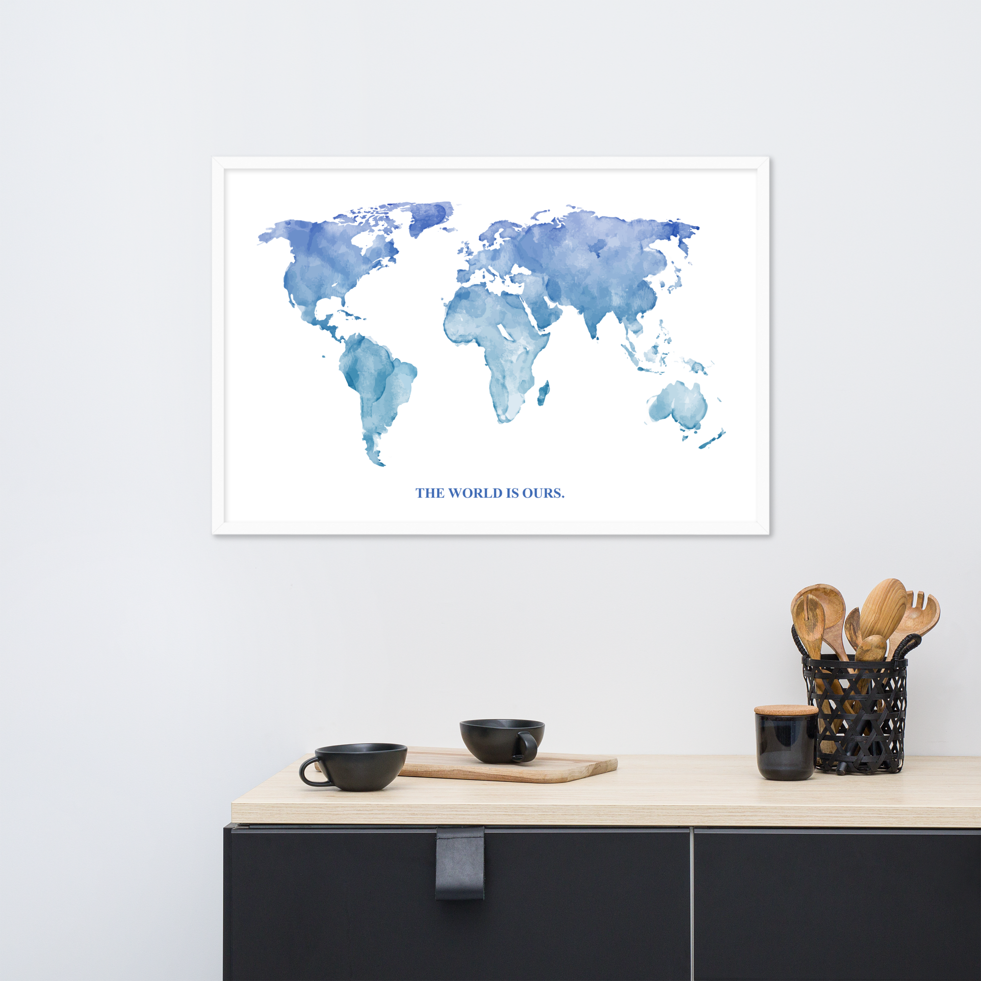 The World Is Ours Framed Art Print