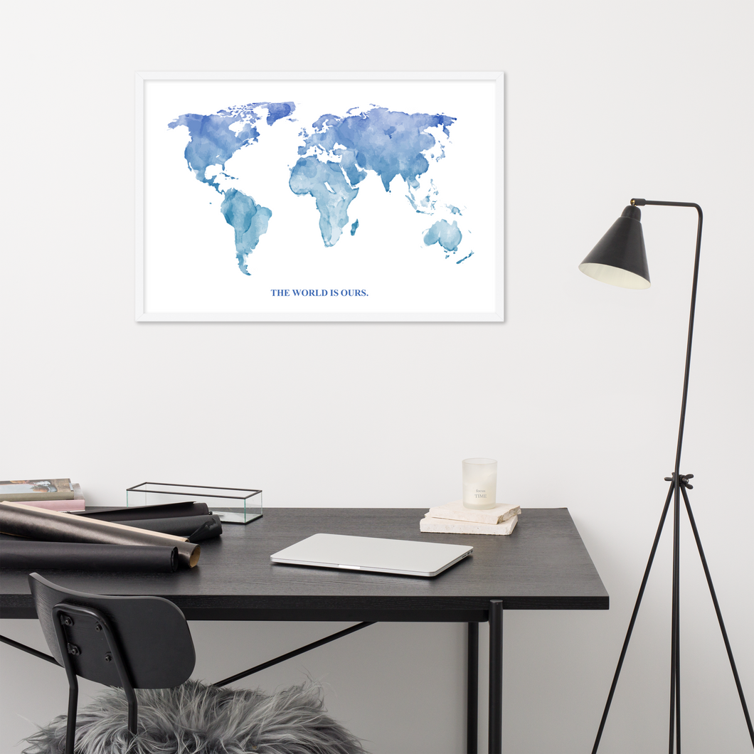 The World Is Ours Framed Art Print