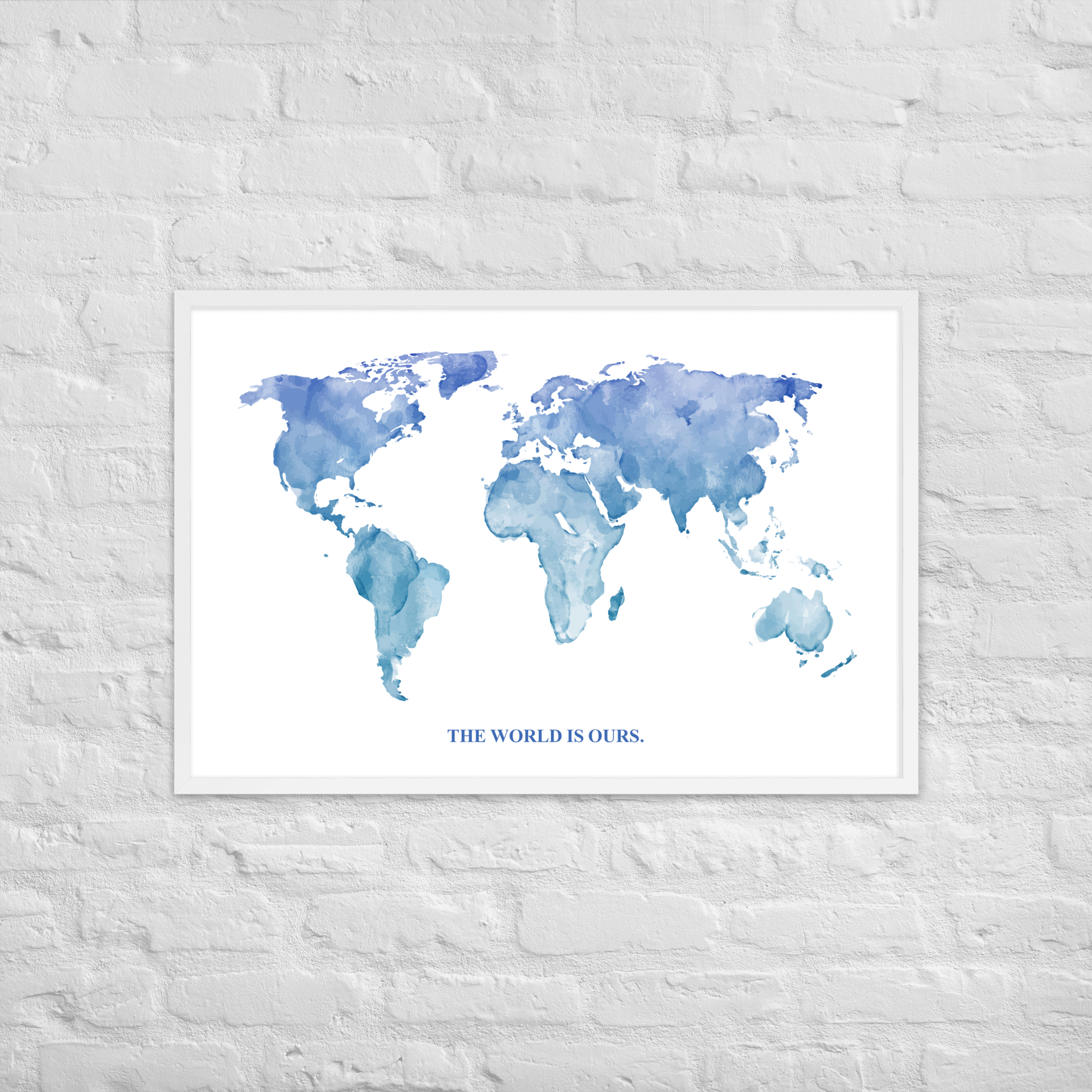 The World Is Ours Framed Art Print