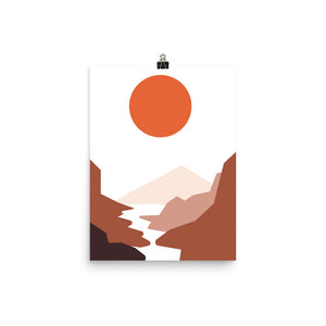 Modern Desert Travel Art Prints