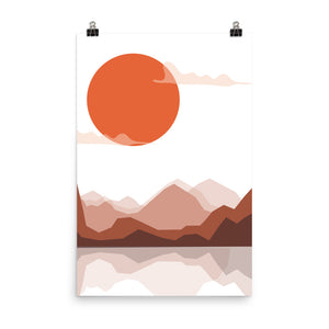 Modern Desert Travel Art Prints