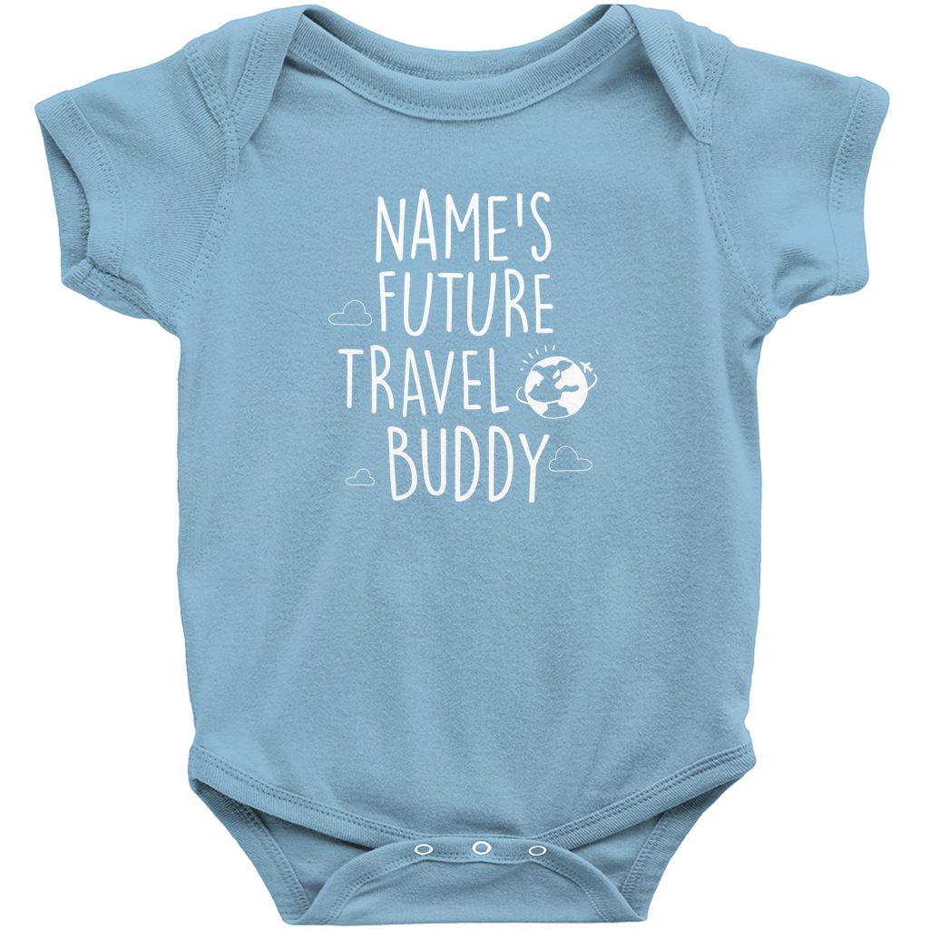 Personalized Baby Gift - Future Travel Buddy One Piece