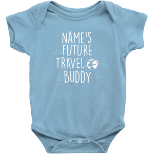 Personalized Baby Gift - Future Travel Buddy One Piece