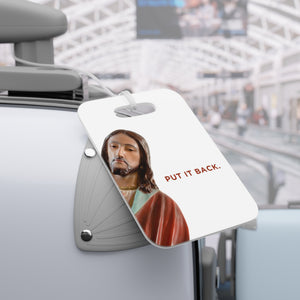Jesus Is Watching Luggage Tag