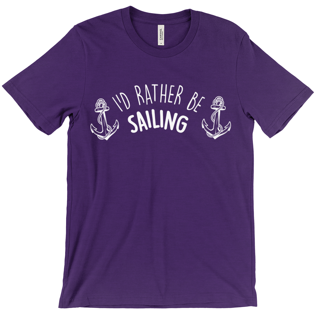 I'd Rather Be Sailing Unisex T-shirt