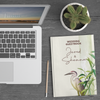 Botanical Art Personalized Hardcover Wedding Book