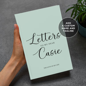 Letters To My Wife Personalized Hardcover Book