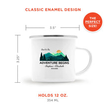 And So The Adventure Begins Couples Camping Mug