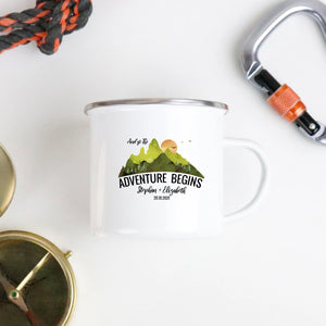 Personalized Camping Mug Wedding Gift