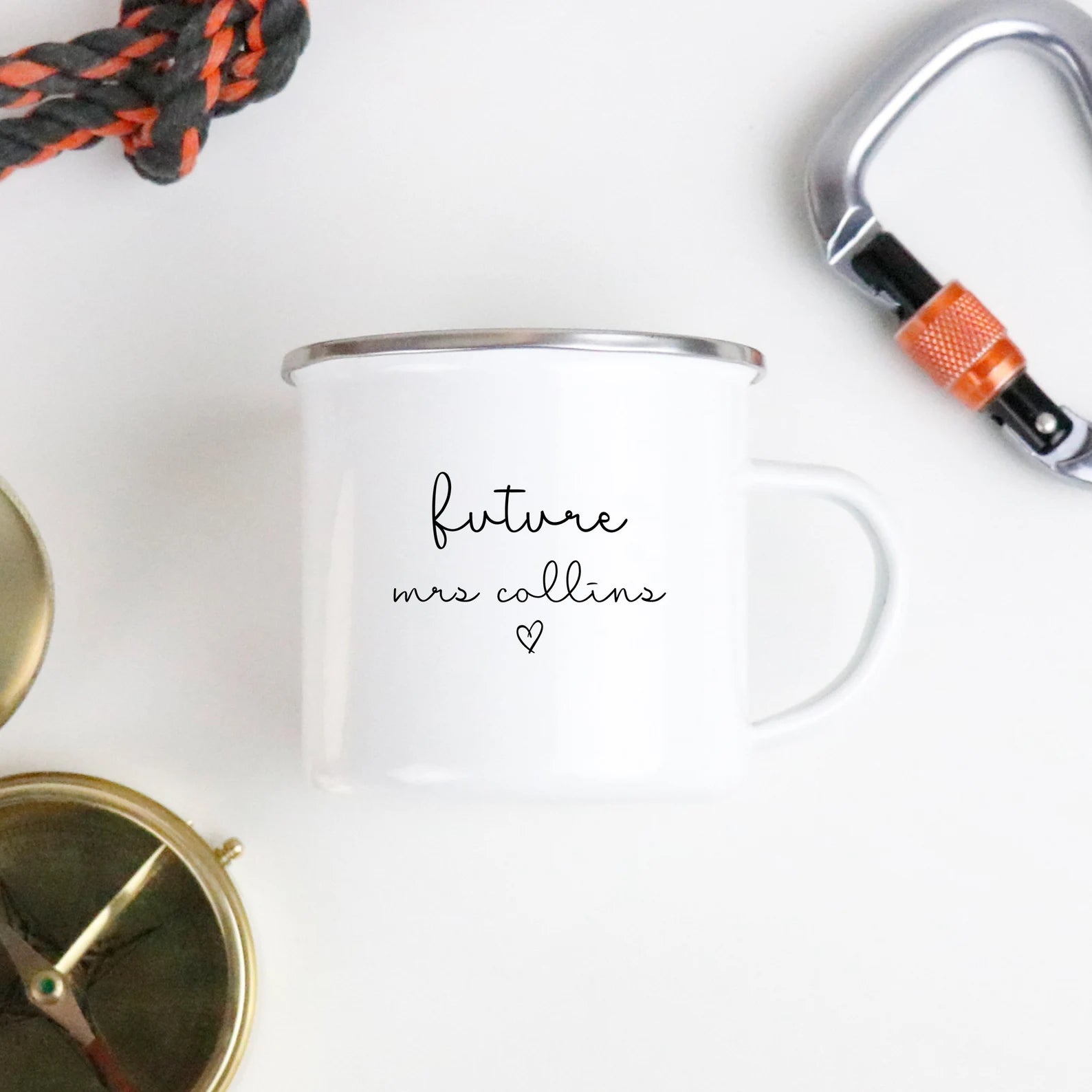 Futures Mrs. Enamel Camping Mug