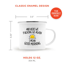 And Here We Go Again Camping Mug