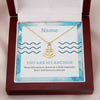 Personalized You Are My Anchor Necklace