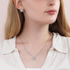 Love Knot Necklace & Earring Set
