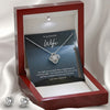 The 'Partner In Love And Adventure' Silver Love Knot Set For Wife