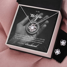 You Are My Compass Love Knot Necklace