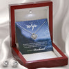 The 'You Are My Compass' Necklace & Earring Set For Wife
