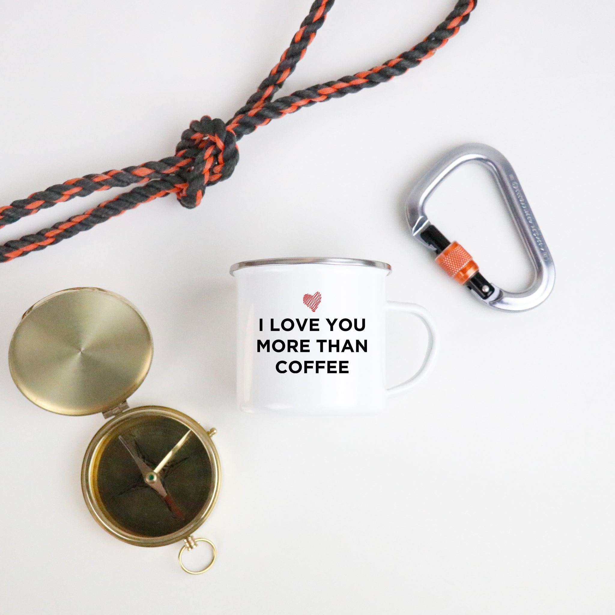 I Love You More Than Coffee - Cheeky Camp Mug Gift