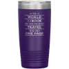 The World Is A Book Travel Mug - Stainless Steel 20oz Tumbler For All Occasions