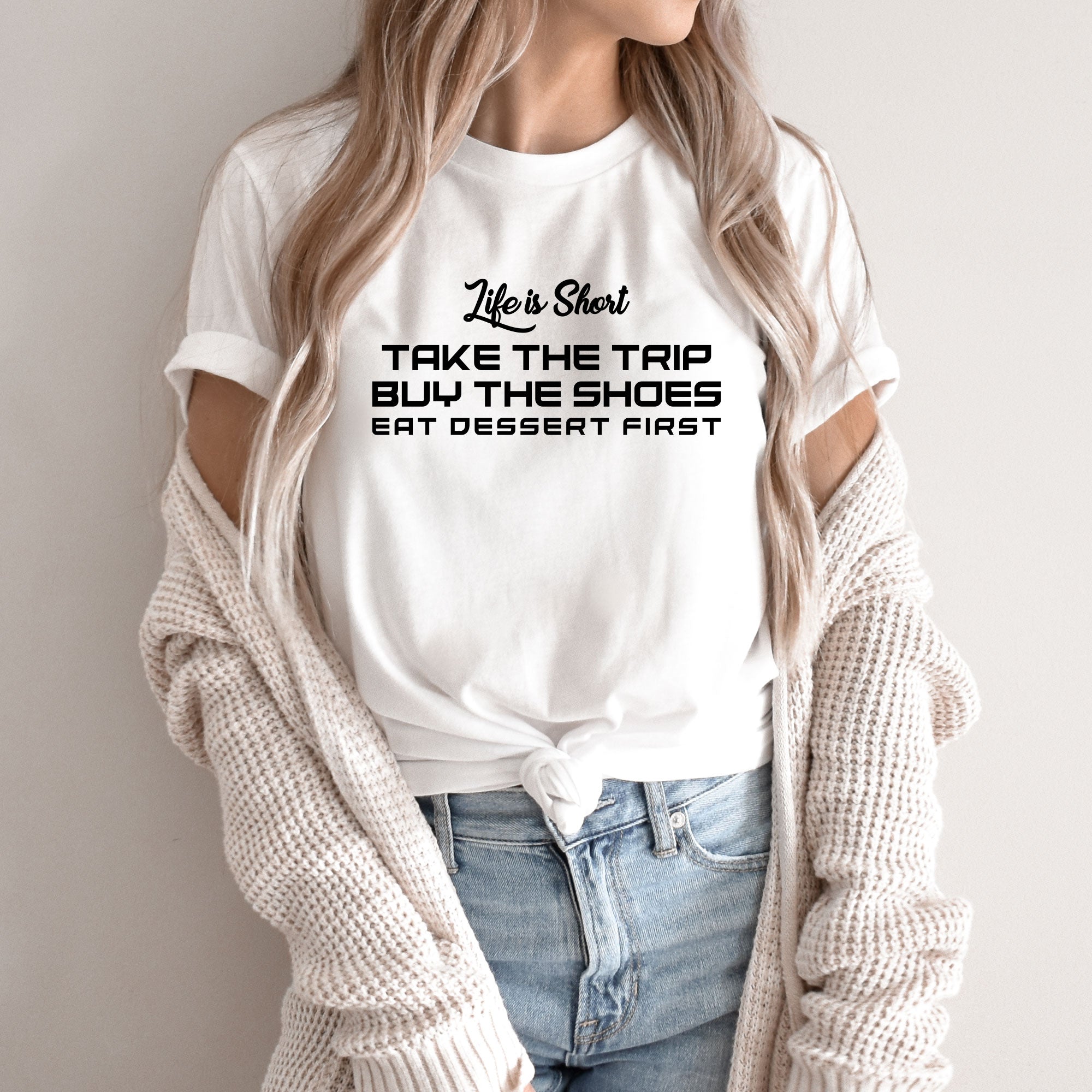 Life Is Short, Take The Trip - Unisex Travel Shirt