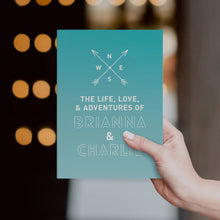 Personalized 'Comrades in Life, Love & Adventures Travel Journal' - Unique Trip Diary For Couples, Destination Weddings & International Lovers.