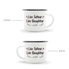Load image into Gallery viewer, Like Father Like Daughter, Oh Sh*t - Enamel Mug