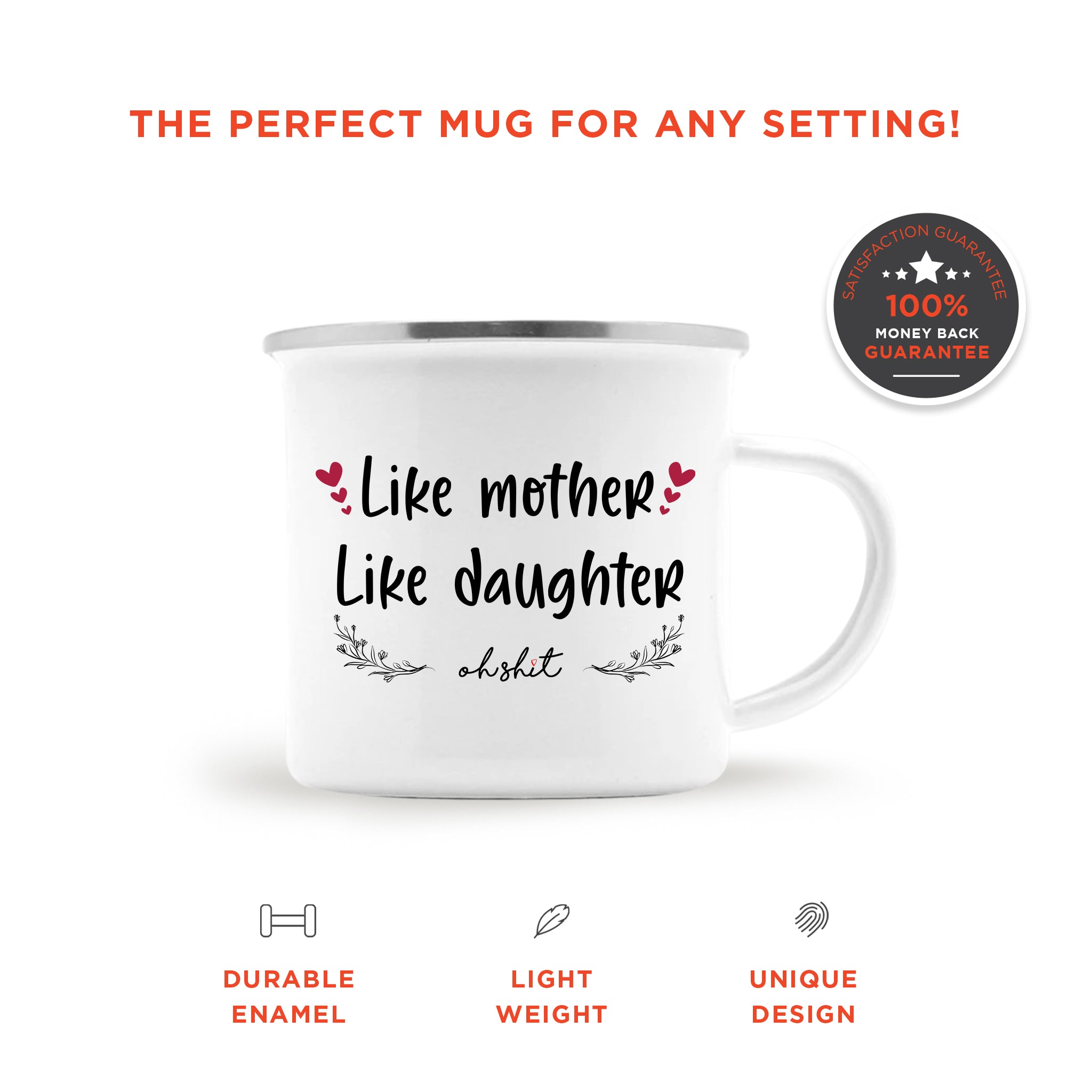 Like Mother Like Daughter - Hilarious Camping Mug