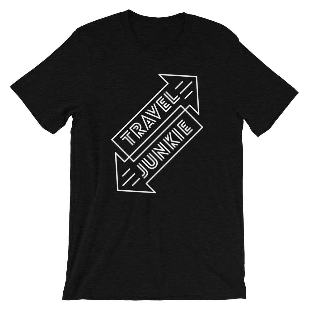 Travel Junkie Short-Sleeve Unisex T-Shirt