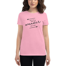 The 'Not All Who Wander Are Lost' Women's T-Shirt - Cute Arrows Version