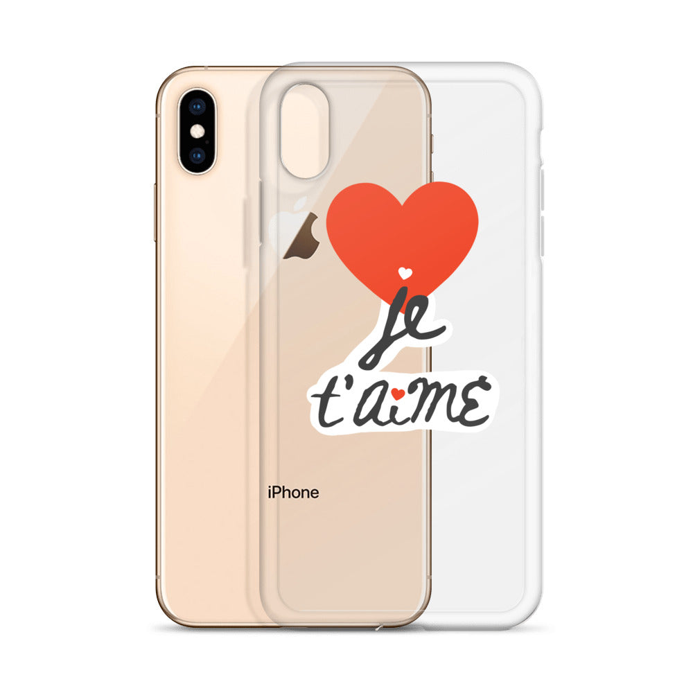 Je T'aime iPhone Case / Language of Love French Edition