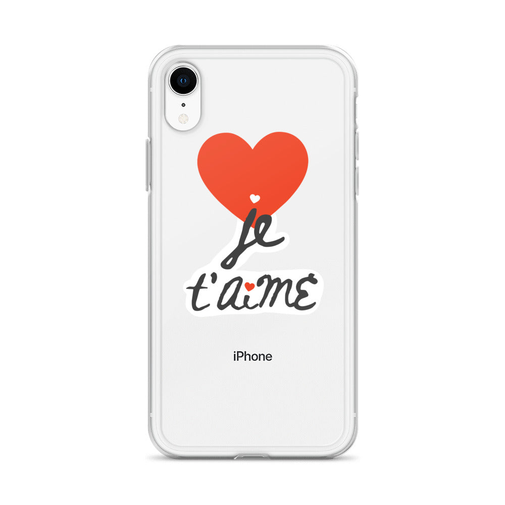 Je T'aime iPhone Case / Language of Love French Edition