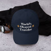 World's Okayest Traveler - Funny Embroidered Ball Cap