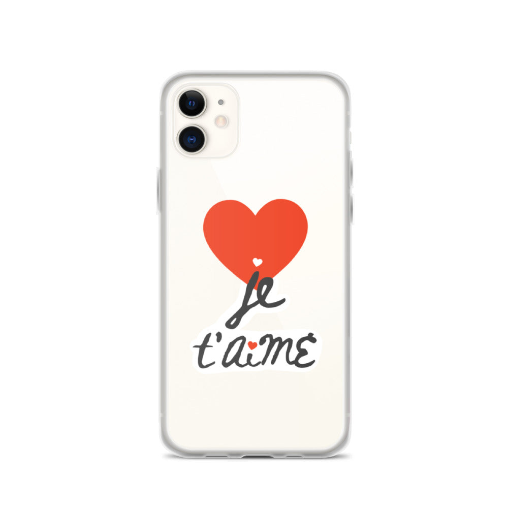 Je T'aime iPhone Case / Language of Love French Edition