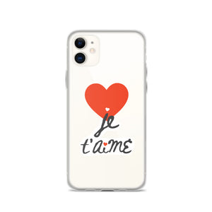 Je T'aime iPhone Case / Language of Love French Edition