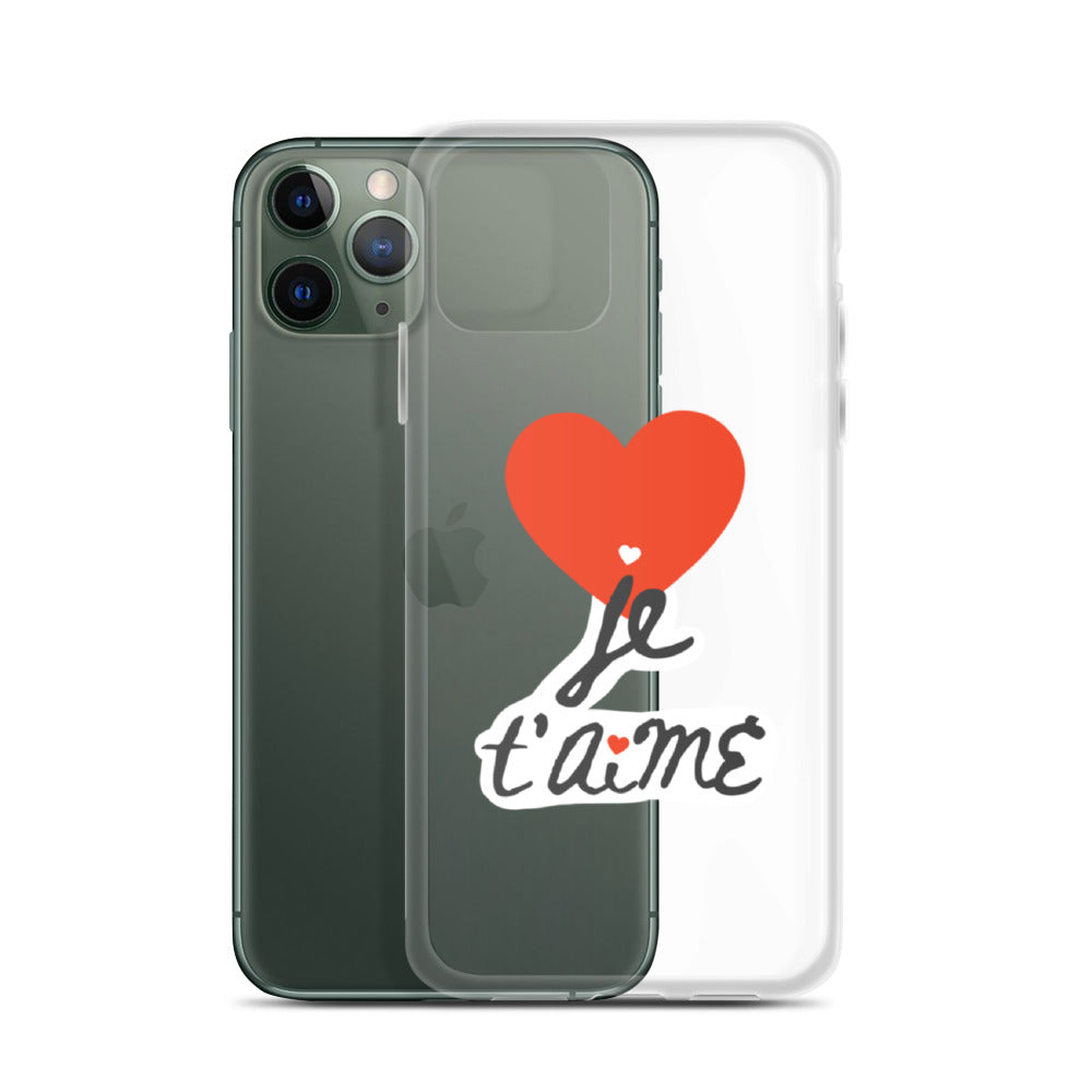 Je T'aime iPhone Case / Language of Love French Edition