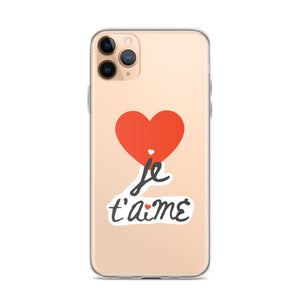 Je T'aime iPhone Case / Language of Love French Edition