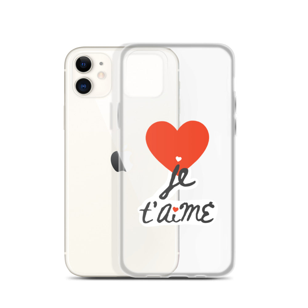 Je T'aime iPhone Case / Language of Love French Edition