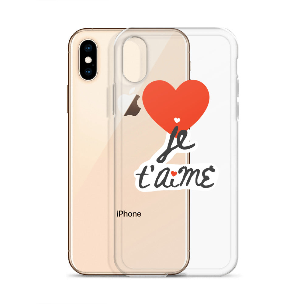 Je T'aime iPhone Case / Language of Love French Edition