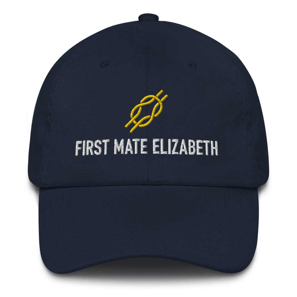 Personalized 'First Mate' Ball Cap