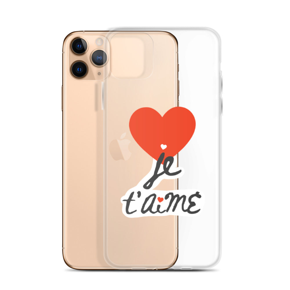 Je T'aime iPhone Case / Language of Love French Edition