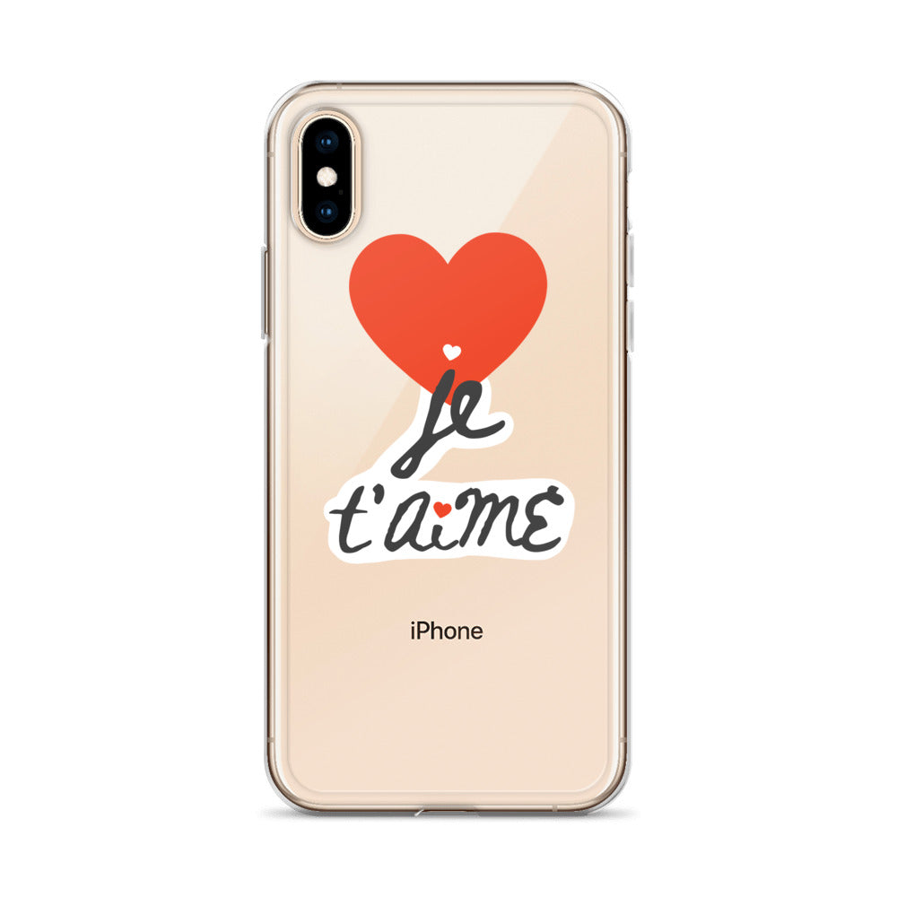 Je T'aime iPhone Case / Language of Love French Edition