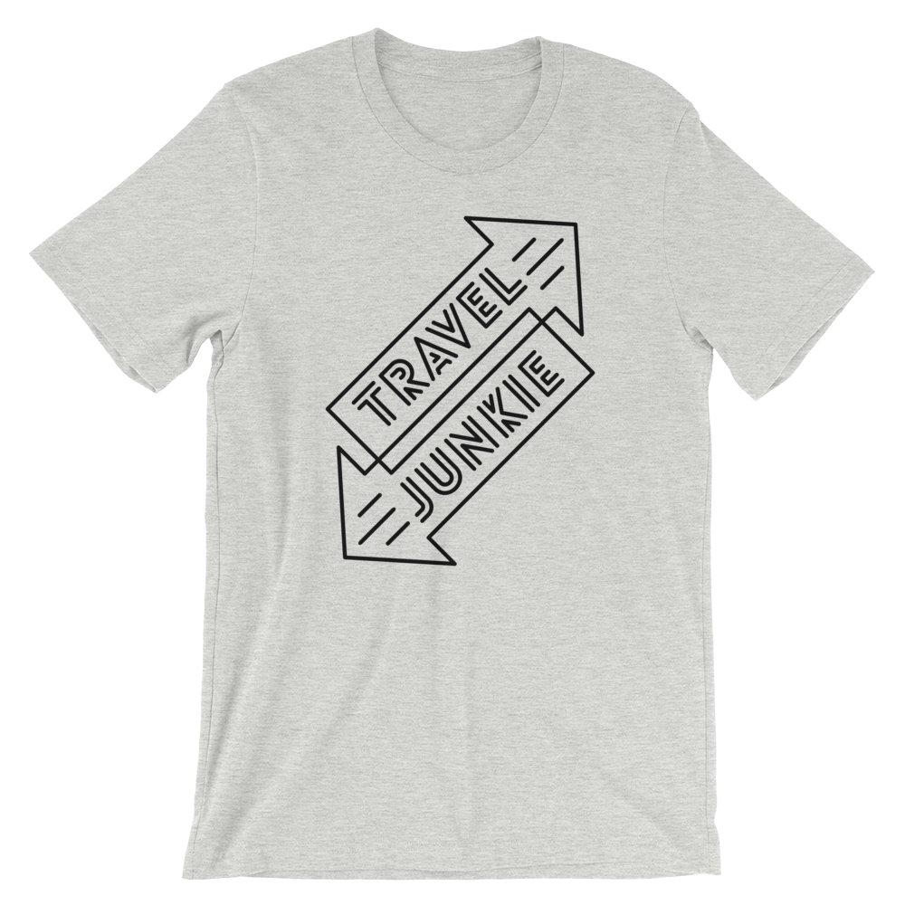 Travel Junkie Short-Sleeve Unisex T-Shirt