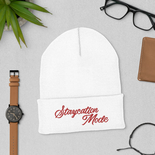 The Staycation Mode Cuffed Beanie - Stay Warm In Style