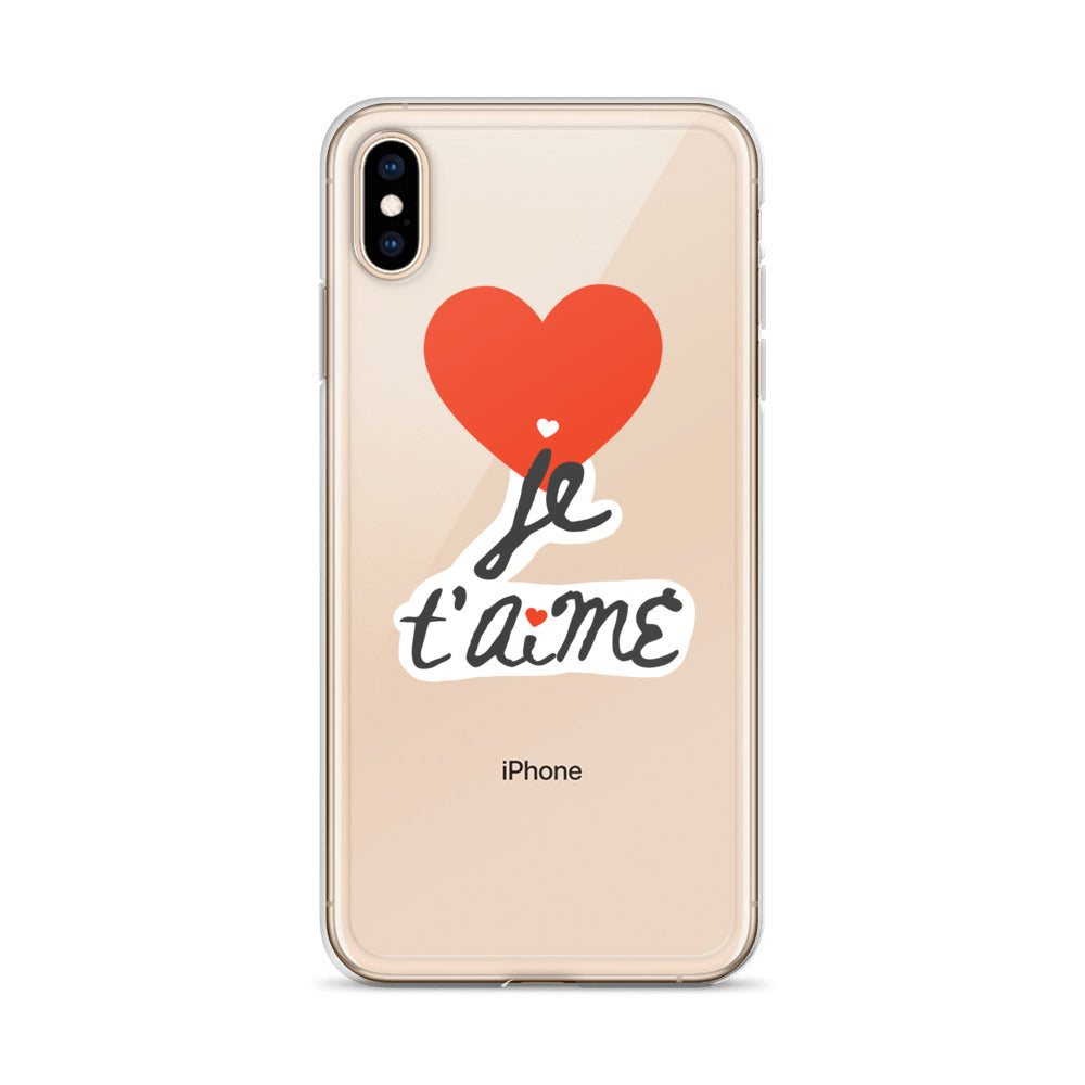 Je T'aime iPhone Case / Language of Love French Edition