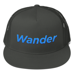 The Wanderer Hat - Embroidered Trucker Cap