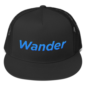 The Wanderer Hat - Embroidered Trucker Cap