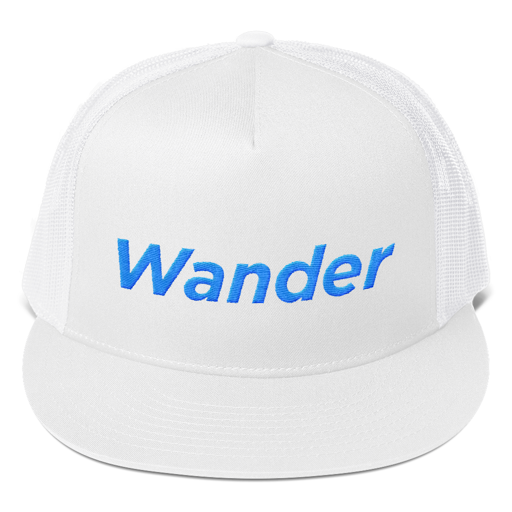 The Wanderer Hat - Embroidered Trucker Cap