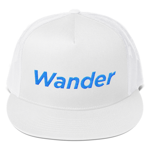 The Wanderer Hat - Embroidered Trucker Cap